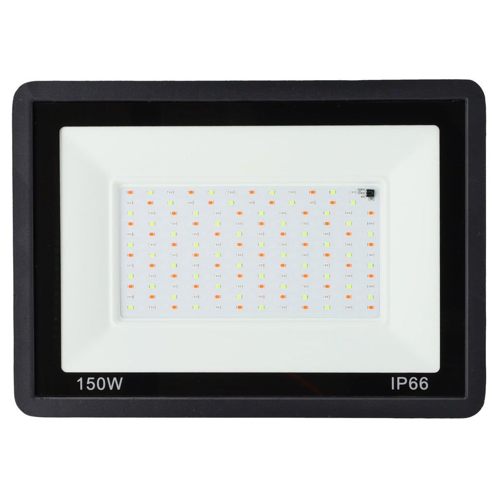 Holofote LED RGBW com controle remoto 150W [HO-ICRGBFL-150W]