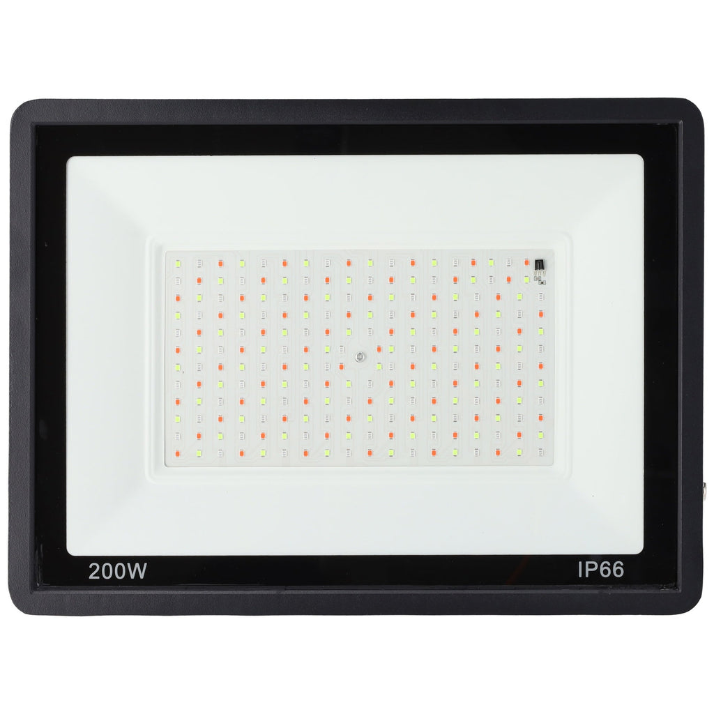 Holofote LED RGBW com controle remoto 200W [HO-ICRGBFL-200W]