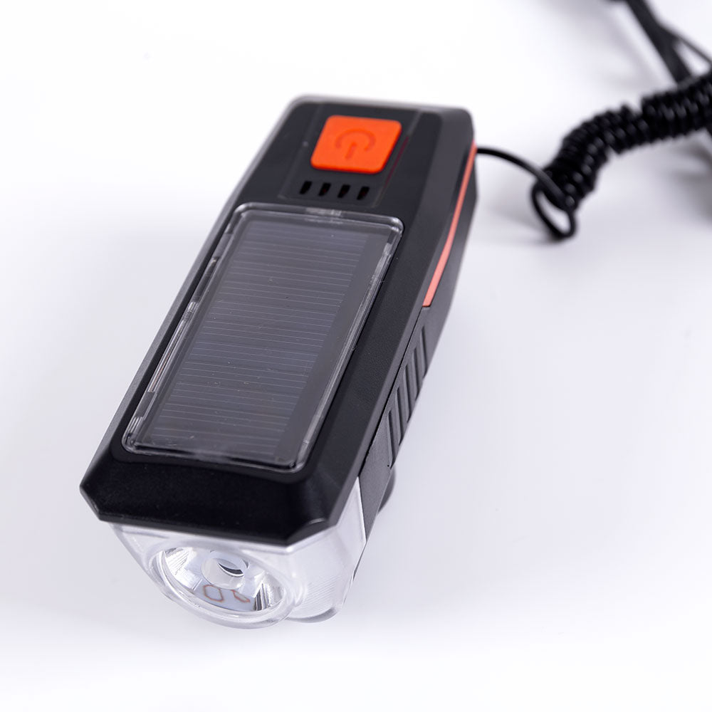 Lanterna de Bicicleta LED 2 Níveis Sensor Bateria Usb - Anti deslumbramiento