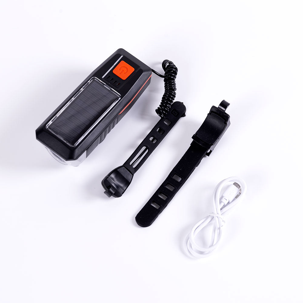Lanterna de Bicicleta LED 2 Níveis Sensor Bateria Usb - Anti deslumbramiento