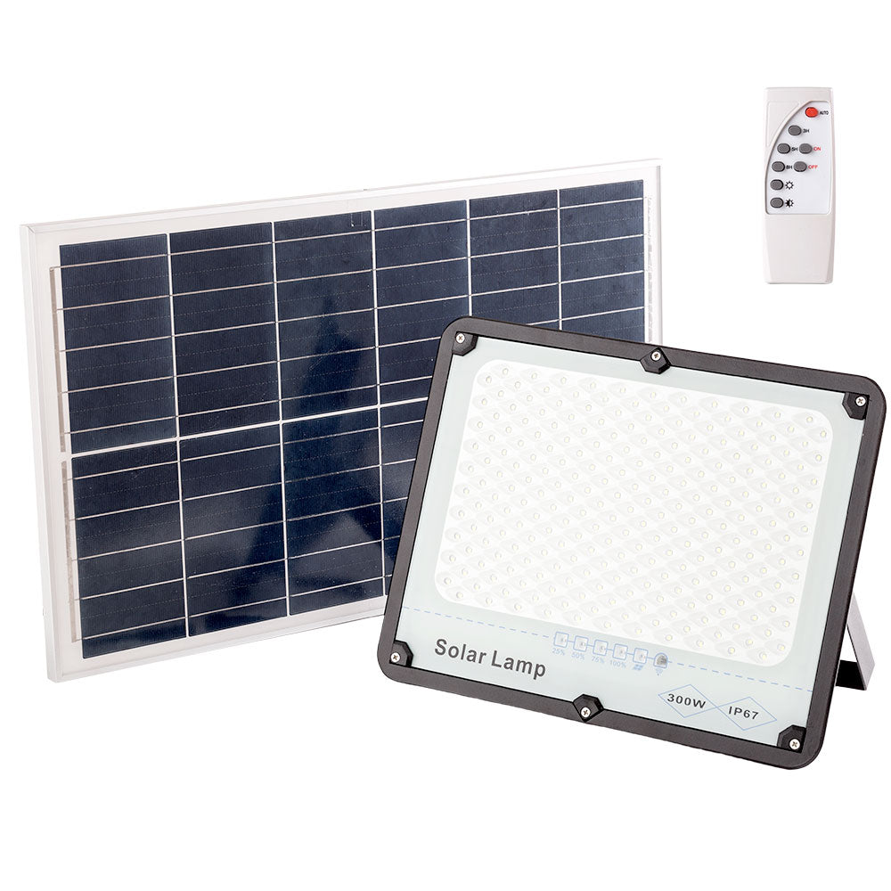 Solar-LED-Fluter 300W Solarpanel/Akku [WR-MTX-300W-CW]