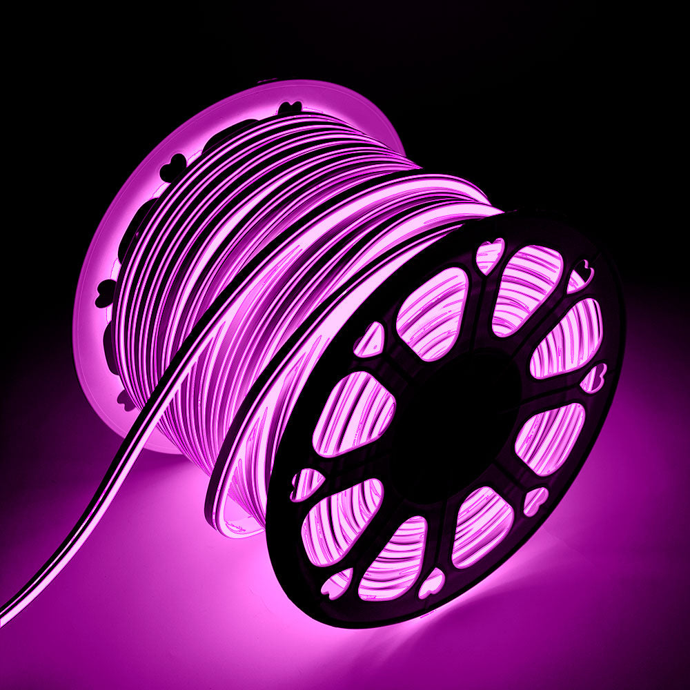 Manguera Tira LED "Neon Flex" 6W 6000ºK 220VAC 8x18mm Doble 120xSMD2835 6W/M x1M 40.000H [HO-NSPVC8x16DOY220CW]