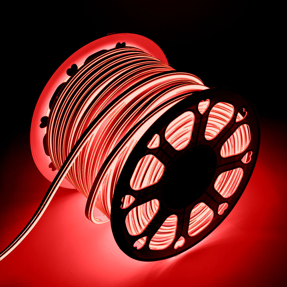 Manguera Tira LED "Neon Flex" 6W 6000ºK 220VAC 8x18mm Doble 120xSMD2835 6W/M x1M 40.000H [HO-NSPVC8x16DOY220CW]