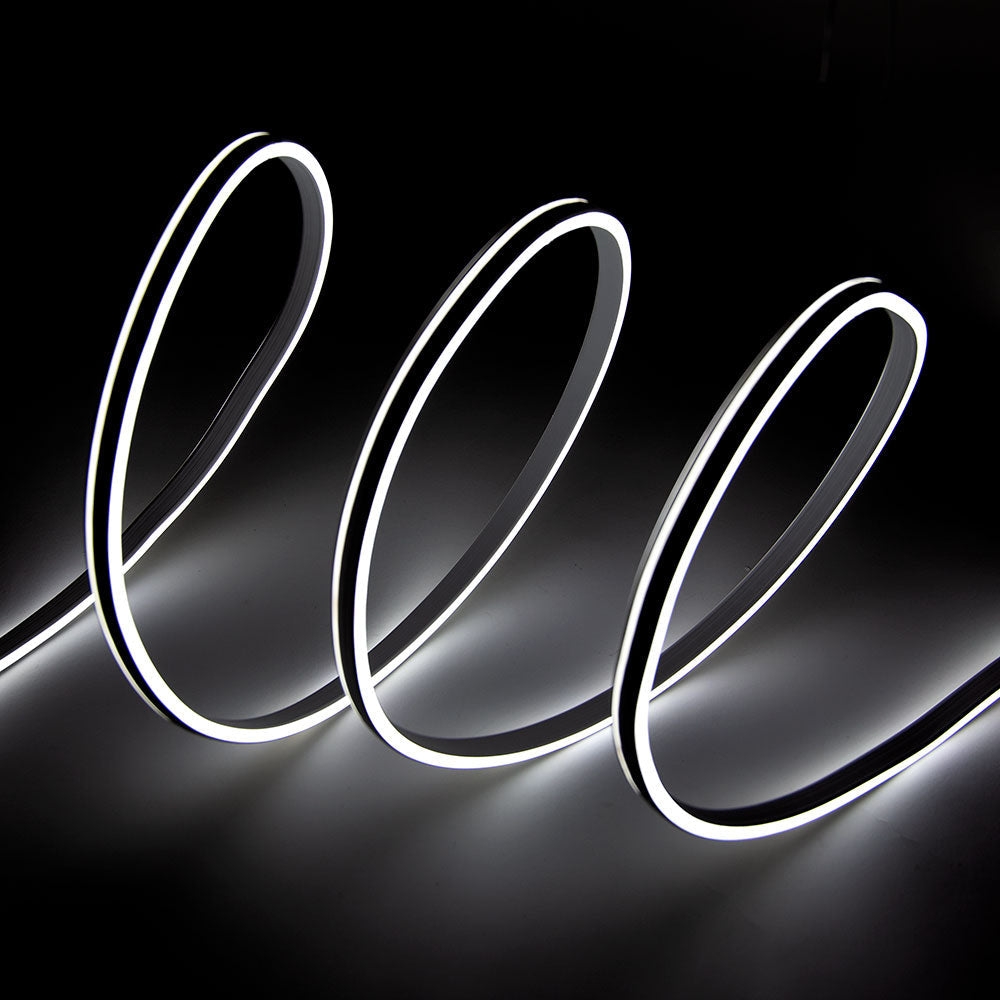 Manguera Tira LED "Neon Flex" 6W 6000ºK 220VAC 8x18mm Doble 120xSMD2835 6W/M x1M 40.000H [HO-NSPVC8x16DOY220CW]