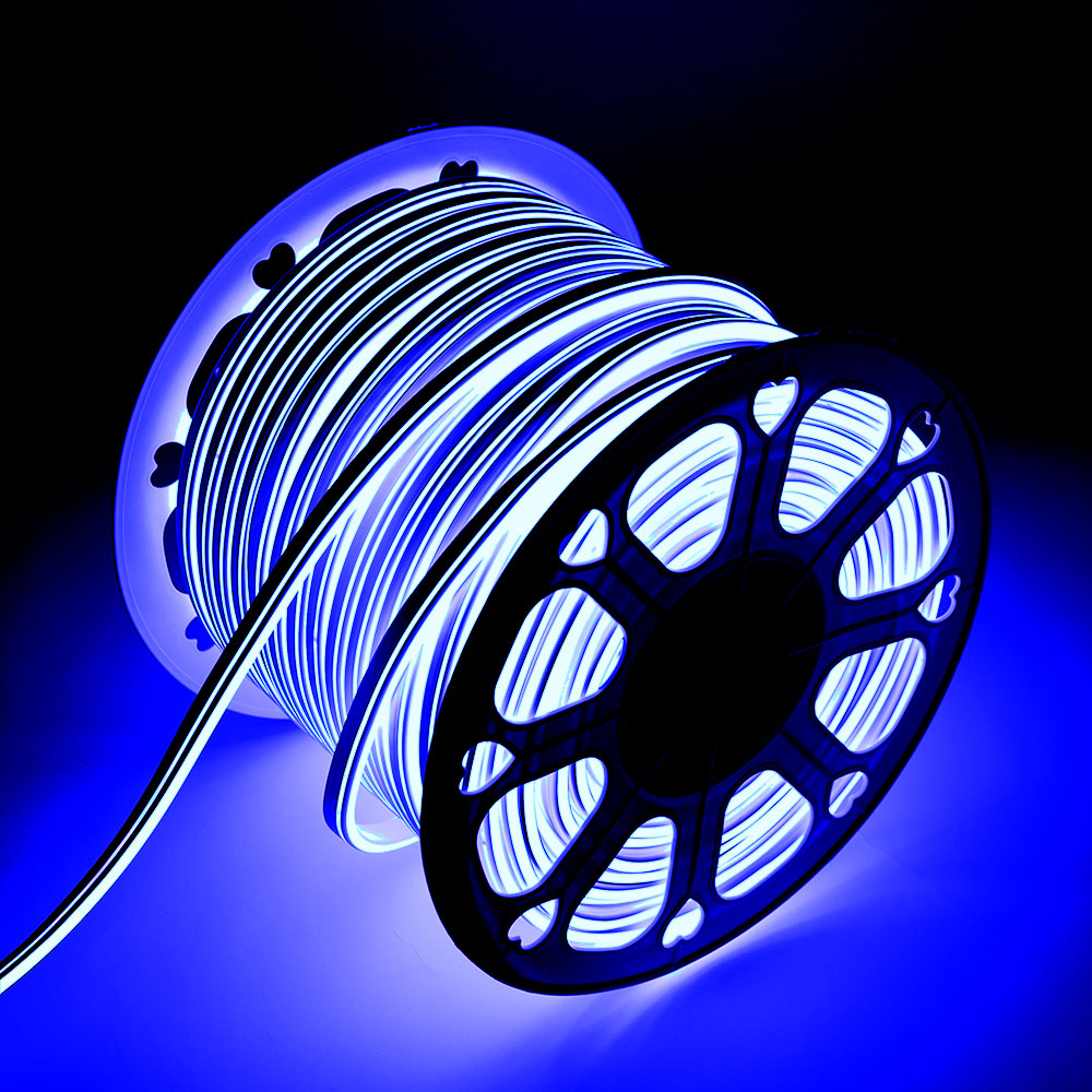 Manguera Tira LED "Neon Flex" 6W 6000ºK 220VAC 8x18mm Doble 120xSMD2835 6W/M x1M 40.000H [HO-NSPVC8x16DOY220CW]