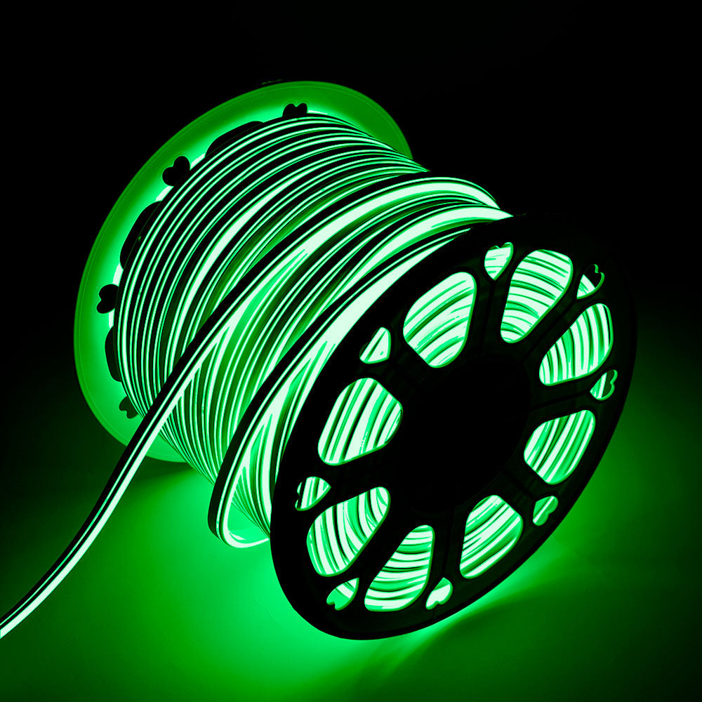 Manguera Tira LED "Neon Flex" 6W 6000ºK 220VAC 8x18mm Doble 120xSMD2835 6W/M x1M 40.000H [HO-NSPVC8x16DOY220CW]