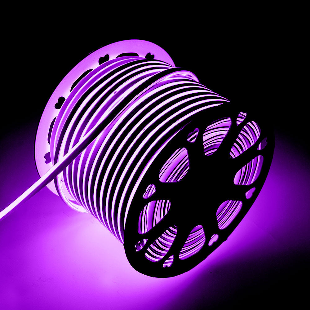 Manguera Tira LED "Neon Flex" 6W 6000ºK 220VAC 8x16mm Simple 120xSMD2835 6W/M x1M 40.000H [HO-NSPVC8x16SOY220CW]