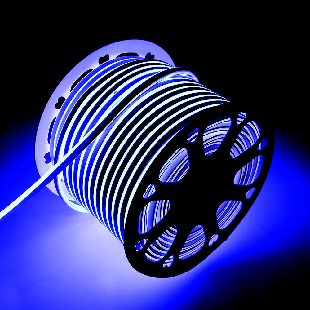 Manguera Tira LED "Neon Flex" 6W 6000ºK 220VAC 8x16mm Simple 120xSMD2835 6W/M x1M 40.000H [HO-NSPVC8x16SOY220CW]