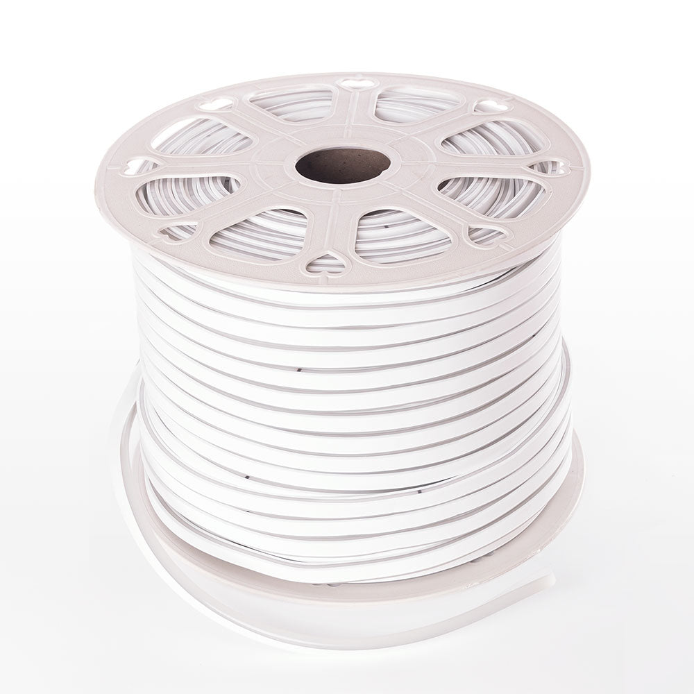 Manguera Tira LED "Neon Flex" 6W 6000ºK 220VAC 8x16mm Simple 120xSMD2835 6W/M x1M 40.000H [HO-NSPVC8x16SOY220CW]