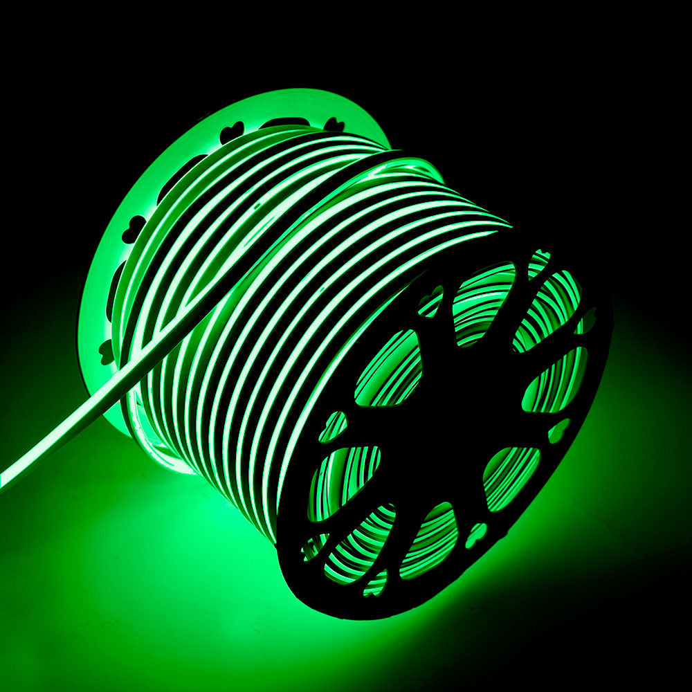 Manguera Tira LED "Neon Flex" 6W 6000ºK 220VAC 8x16mm Simple 120xSMD2835 6W/M x1M 40.000H [HO-NSPVC8x16SOY220CW]
