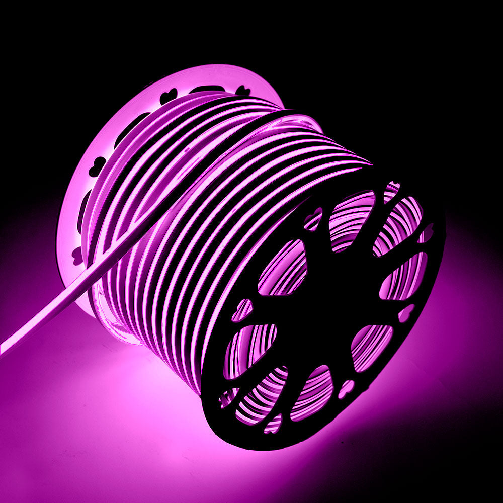 Manguera Tira LED "Neon Flex" 6W 6000ºK 220VAC 8x16mm Simple 120xSMD2835 6W/M x1M 40.000H [HO-NSPVC8x16SOY220CW]