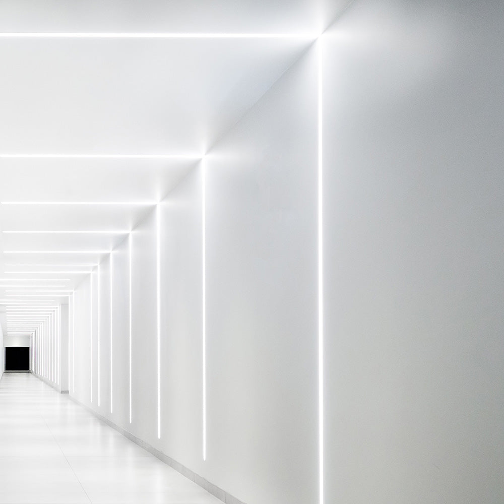 Perfil de Aluminio para Escayola/Pladur Tira LED 9mm - 2m