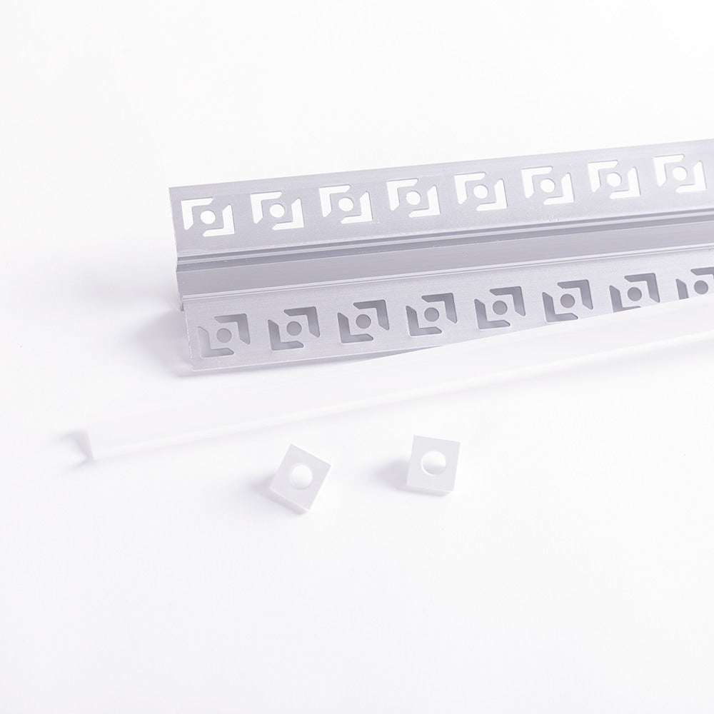 Perfil de Aluminio para Escayola/Pladur Tira LED 9mm - 2m