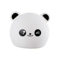 Candeeiro de mesa LED infantil regulável por palmas 5VDC/USB 6500K [HO-PANDA-WW-CW]