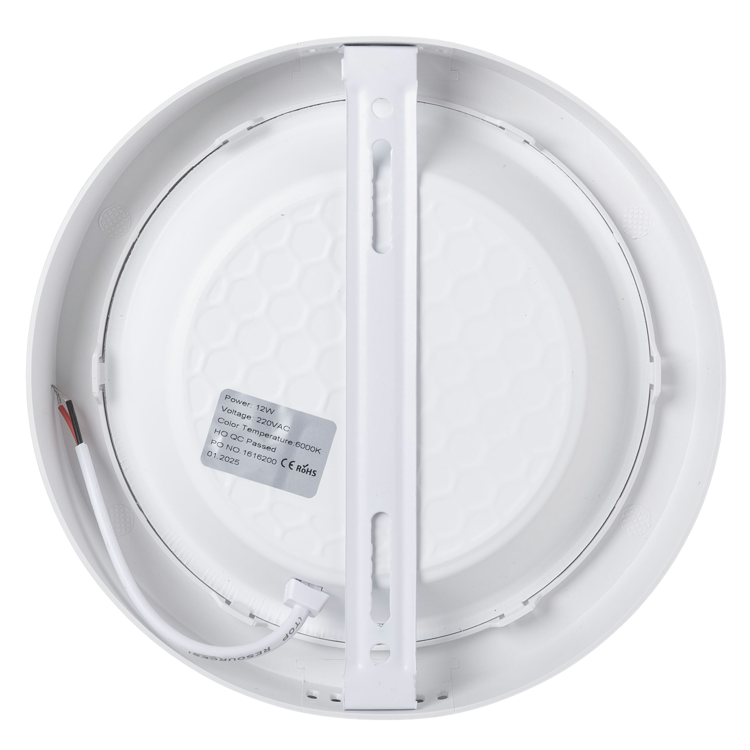LED-Aufbauleuchte 100Lm/W 12W 1200Lm 6000ºK IP20 [HO-PLC-12W-1200LM-CW]
