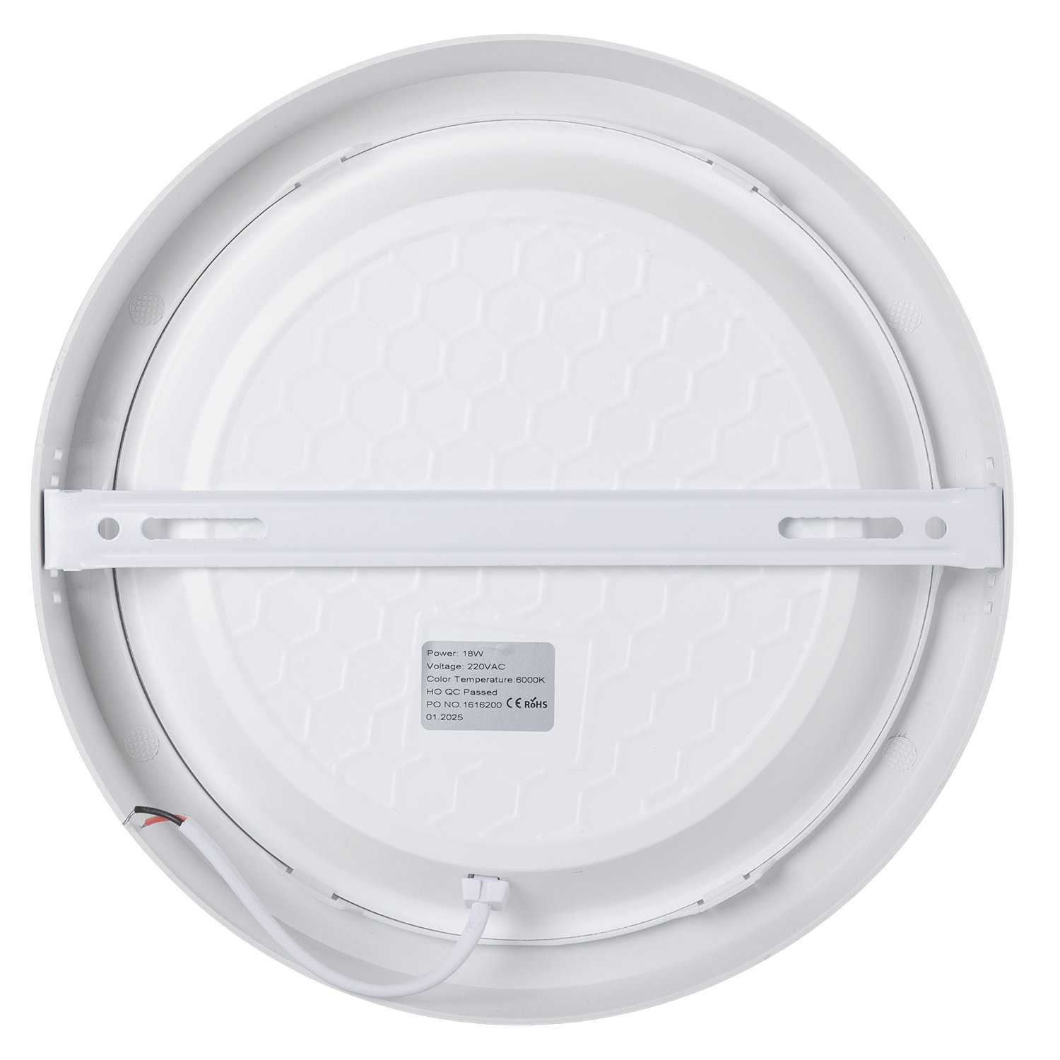 Plafon de superfície LED 100Lm/W 18W 1800Lm 6000ºK IP20 [HO-PLC-18W-1800LM-CW]