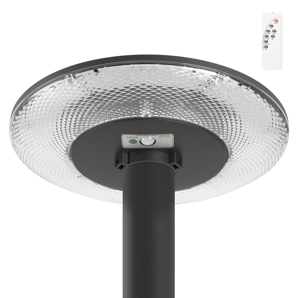 Sensor de luz solar LED de 100 W con control remoto, blanco frío