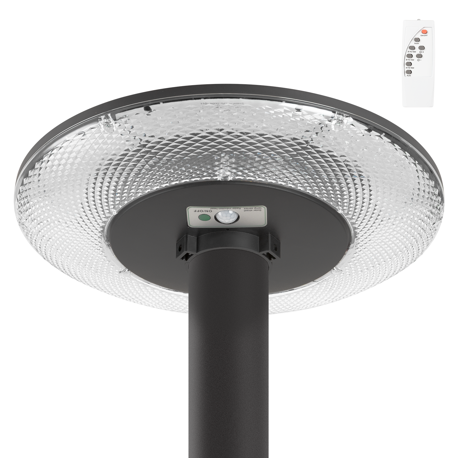 Sensor de luz solar LED de 100 W con control remoto, blanco frío