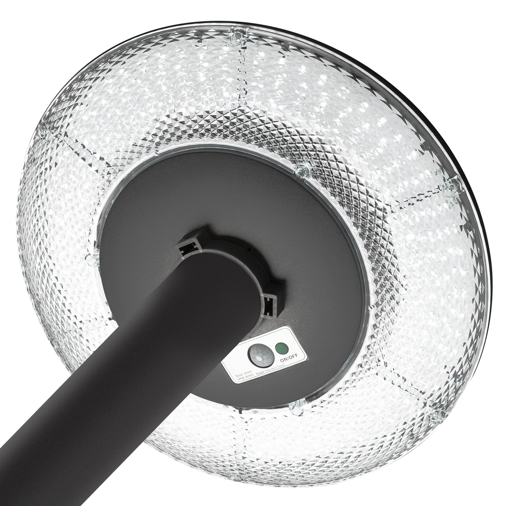 Sensor de luz solar LED de 100 W con control remoto, blanco frío
