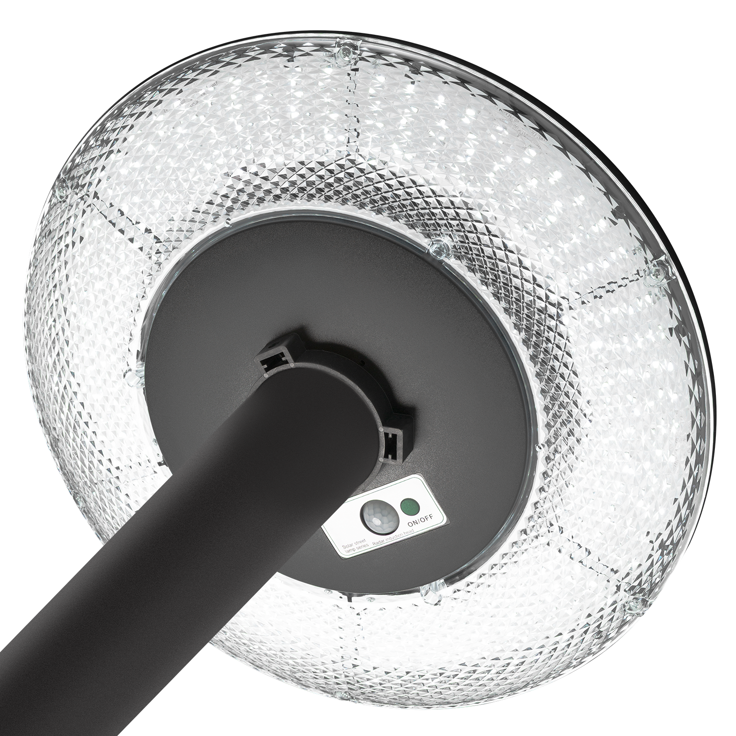 Sensor de luz solar LED de 100 W con control remoto, blanco frío