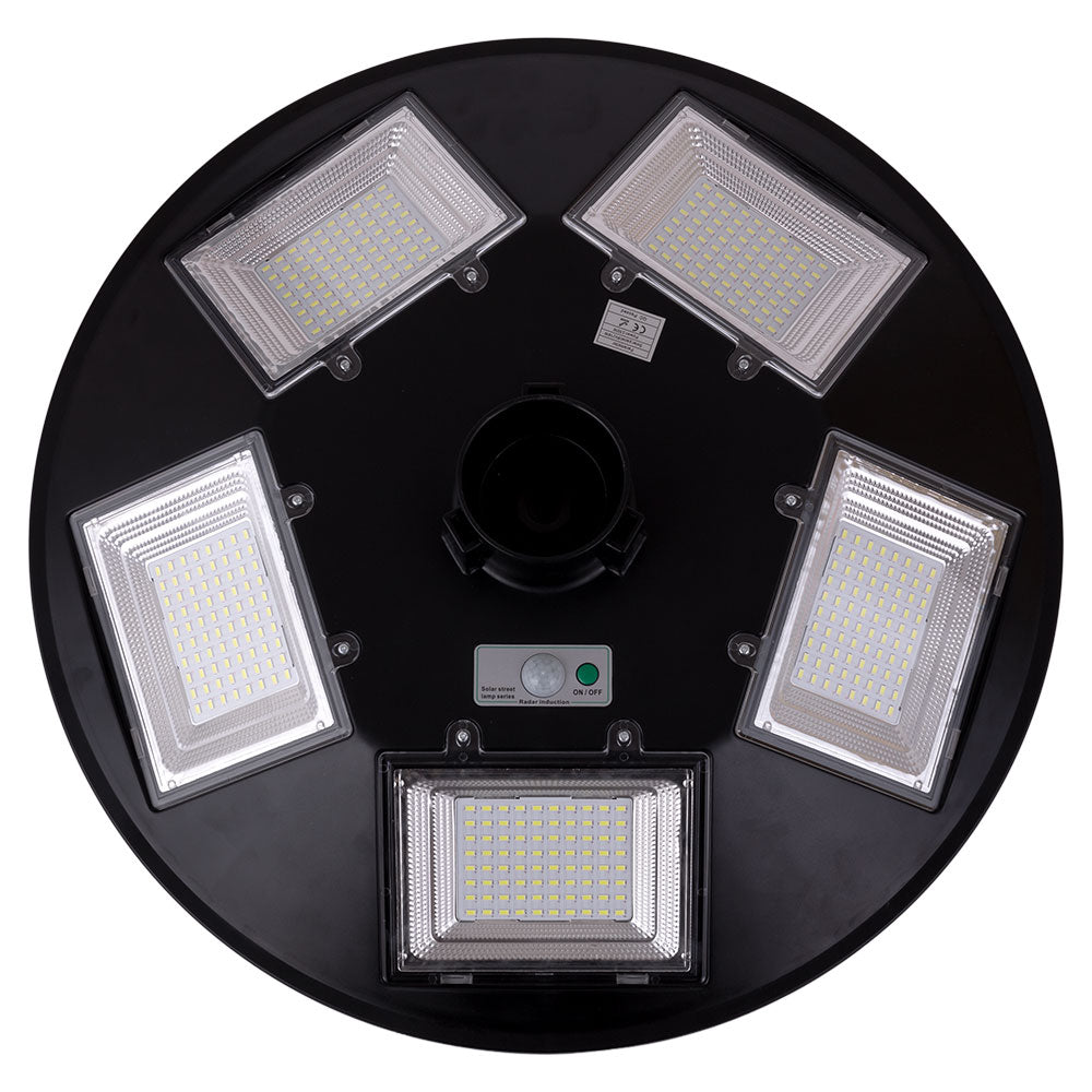 Luminária Solar LED 150W 15000Lm 6000ºK IP67 Painel: 6V 18W Bateria: 3,2V 15000MaH
