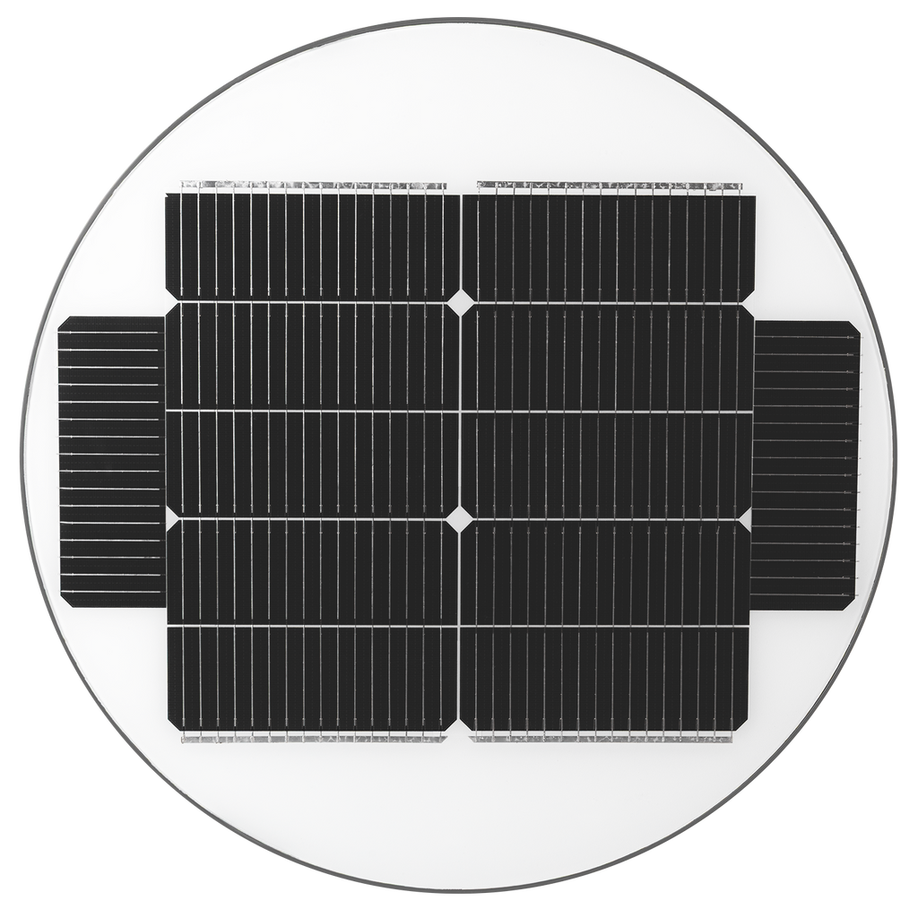 Luminária Solar LED 150W 15000Lm 6000ºK IP67 Painel: 6V 18W Bateria: 3,2V 15000MaH Cinza
