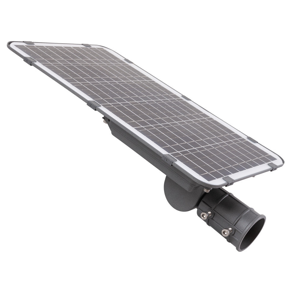 Solar LED Straßenleuchte 150W 5000K Panel 6V 20W Akku 15Ah Sensor/Fernbedienung [HO-STR150W-SL04-CW]
