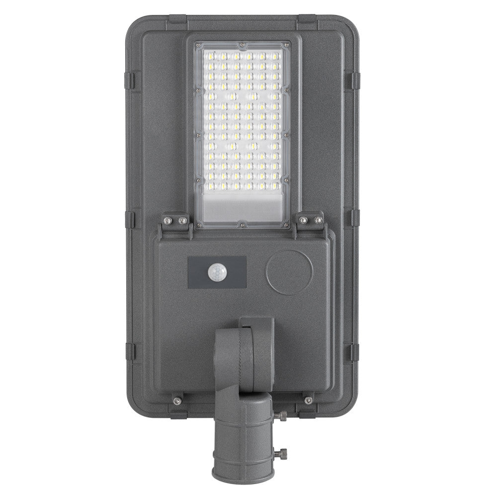 Luz de rua solar LED 200W 5000K Painel 6V 20W Bateria 20Ah Sensor/Controle Remoto [HO-STR200W-SL04-CW]
