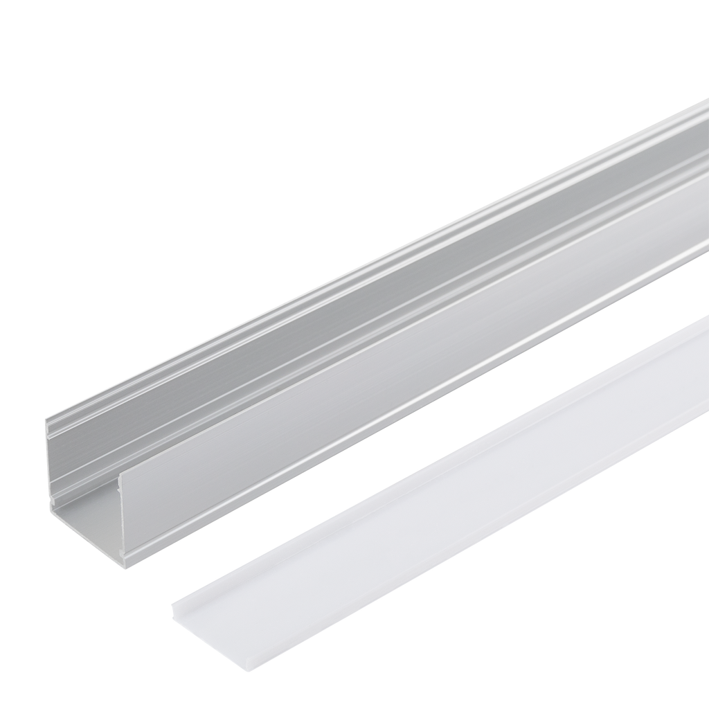 Perfil Para Fitas LED 2 metros - Difusor Opala