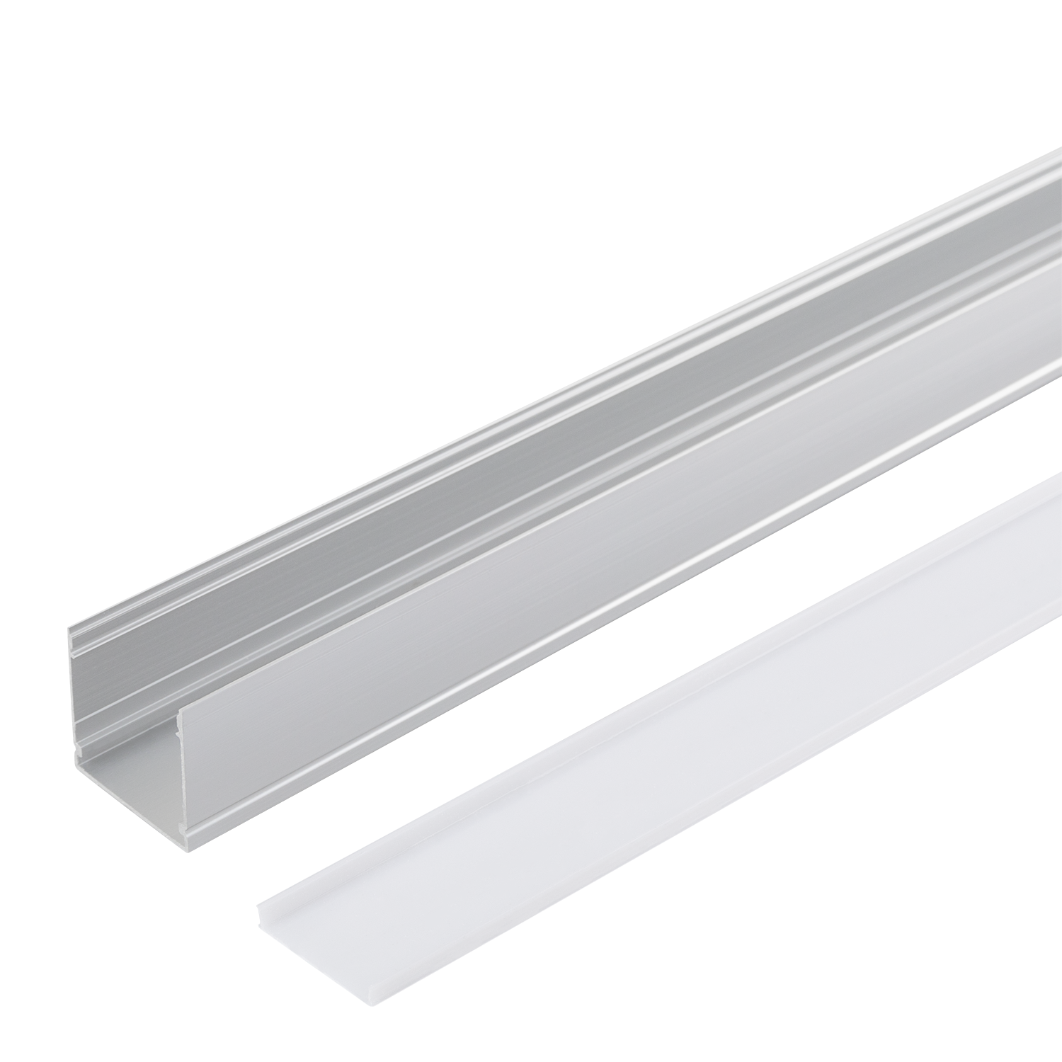 Perfil Para Fitas LED 2 metros - Difusor Opala