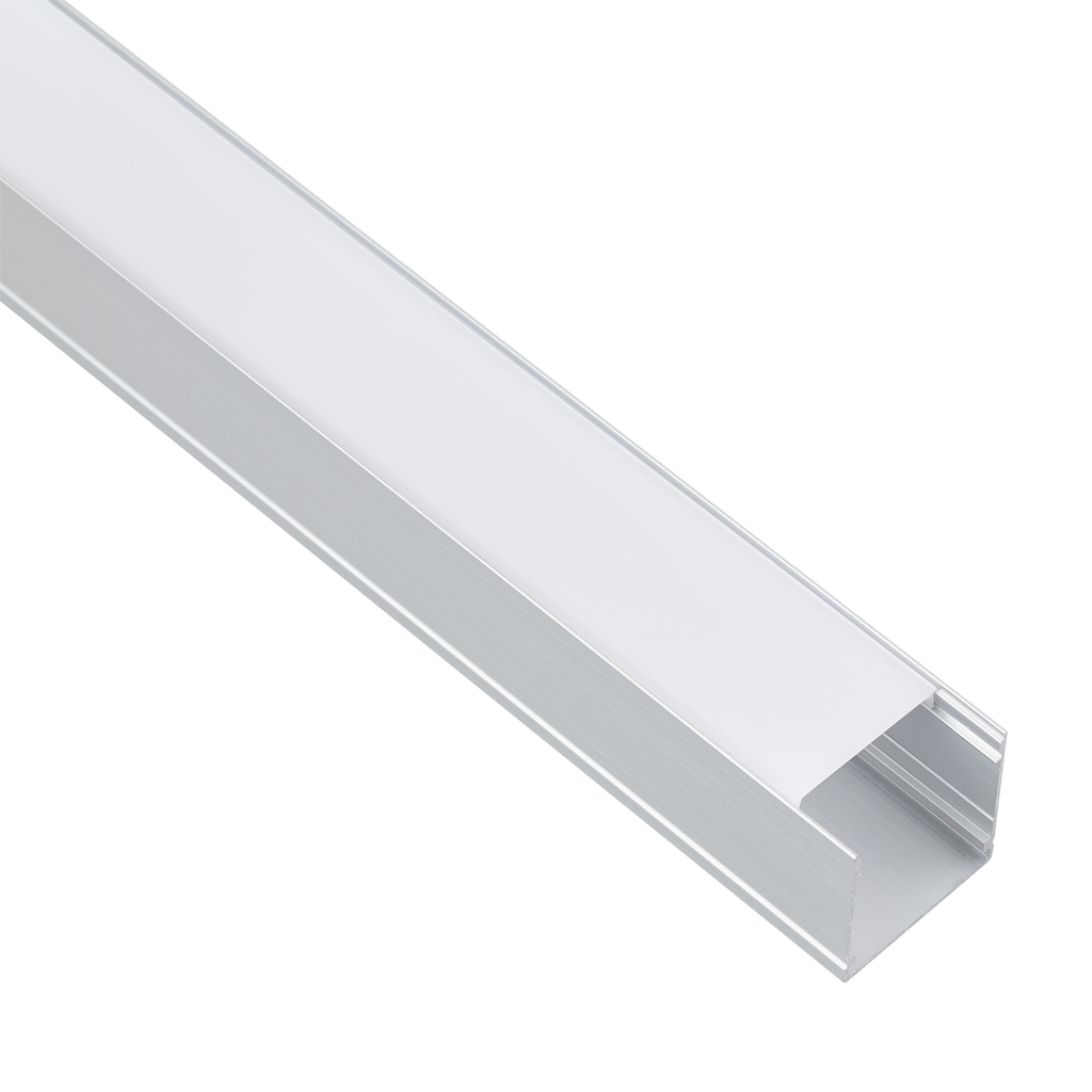 Perfil Para Fitas LED 2 metros - Difusor Opala