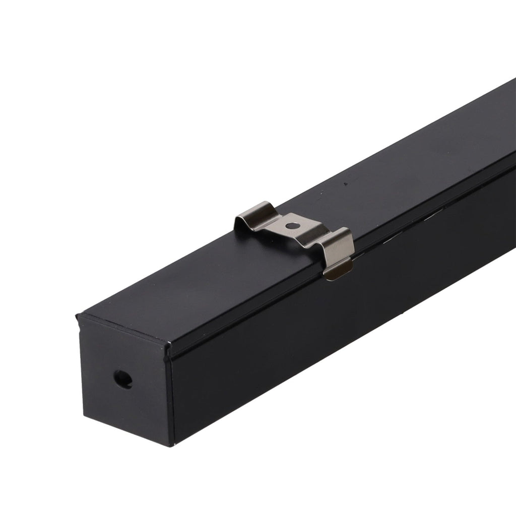 Perfil Para Fitas LED 2 metros -Difusor Opala Negra