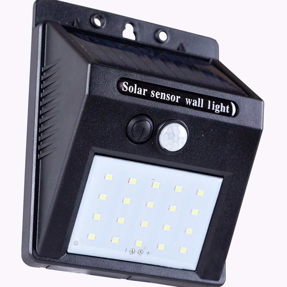 LED-Wandleuchte 6000K Sensor IP65 Solar 40.000H [HO-SW5050-PIR]