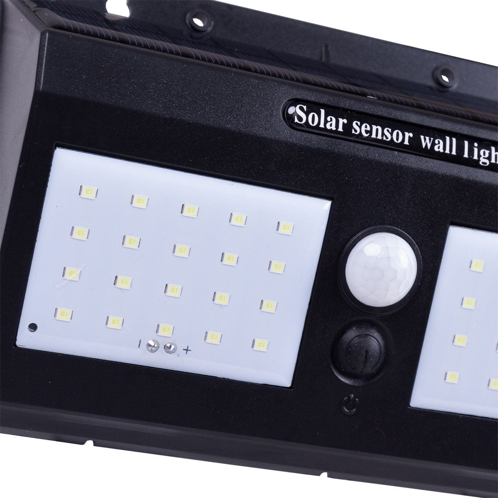 Aplique LED 6000ºK Sensor Solar IP65 40.000H [HO-SW8019-PIR]