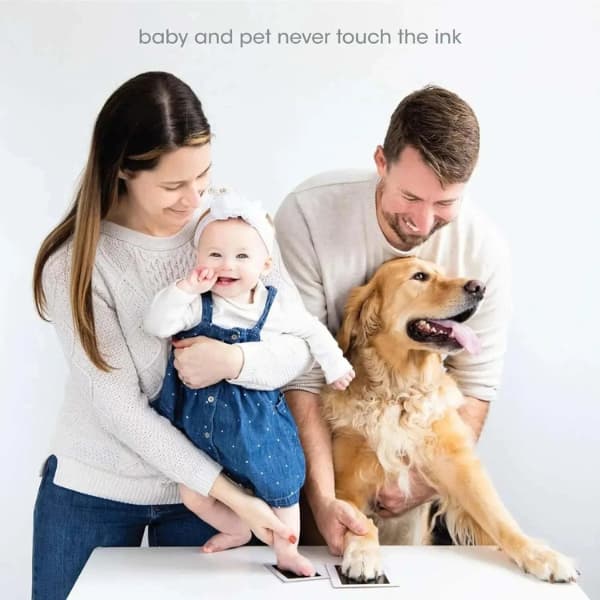Inkless Paw Print Kit for Dogs & Cats – Clean Touch Pet Keepsake Pad for Paw & Nose Prints