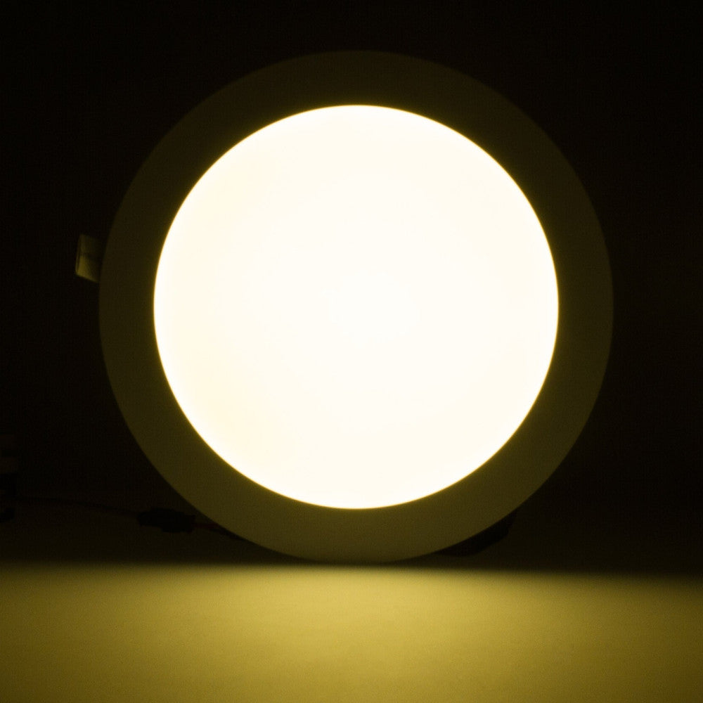 Panel LED 12W 860Lm CCT (Cúpula Regulable) 3000-6000ºK Circular 40.000H [JL-GP-LZ-2-CCT]