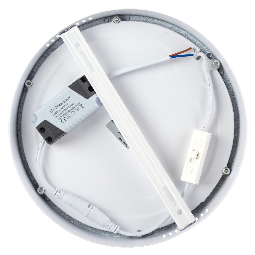 Luminária de teto LED 18W 1.190Lm CCT (Cúpula regulável) 3000-6000ºK 40.000H [JL-JM18WR-CCT]
