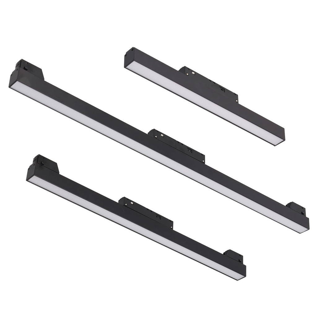 Luminaria de carril LED magnética 12W 300mm 90lm/W Osram CCT LED (Color de luz ajustable)