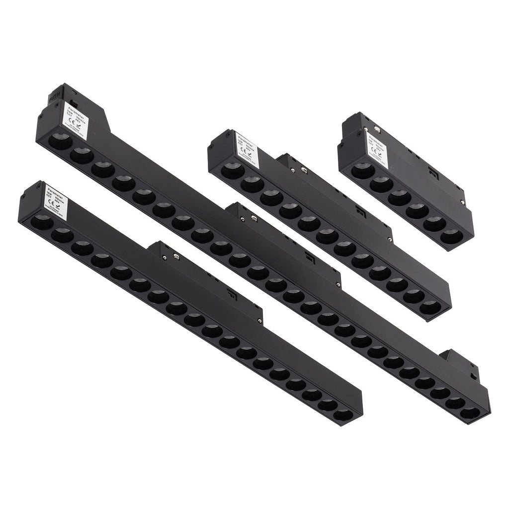 Luminária de trilho LED magnética 24W 435mm 90Lm/W CCT (Cor da luz ajustável)