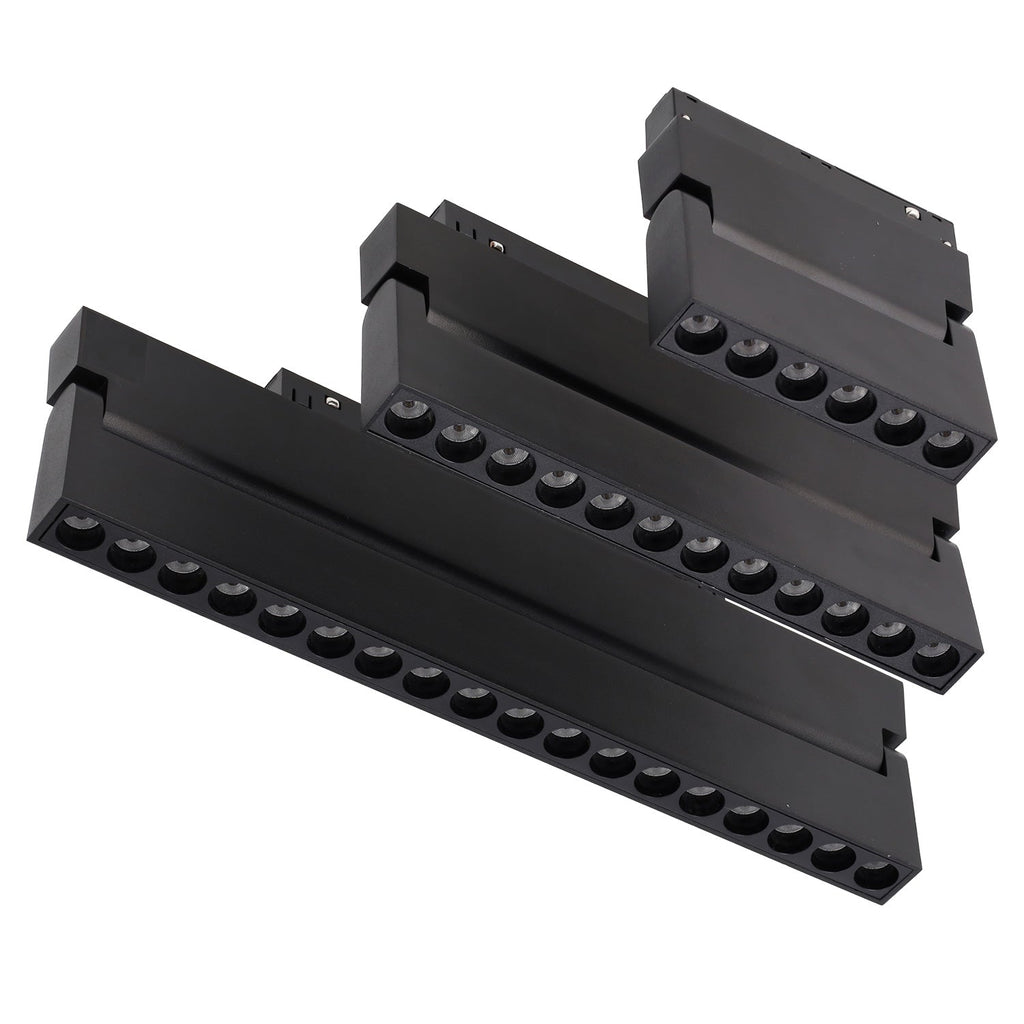 Luminária de trilho LED magnética 12W 225mm 90Lm/W CCT (Cor da luz ajustável)