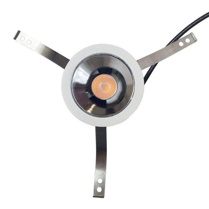 Refletor de teto LED COB embutido - 5W - Ajustável - Baixo UGR - Ø50mm