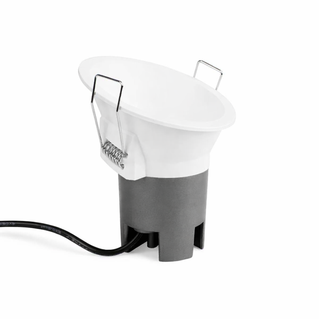 Luminária de embutir LED 6W 90Lm/W UGR<15 CRI>95 2700ºK 50.000H
