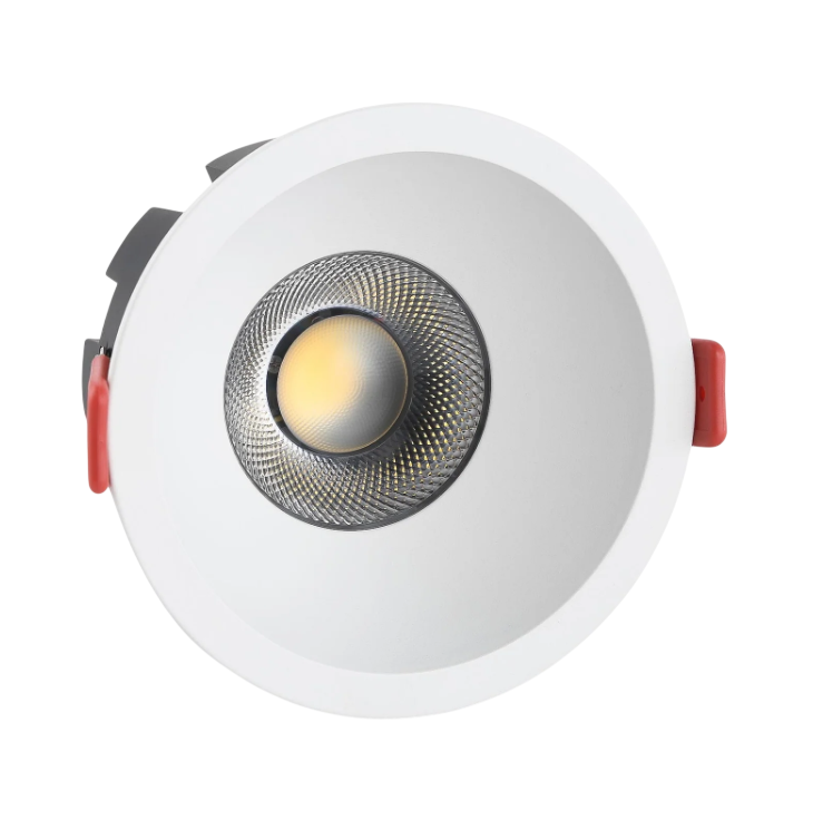 Luminária de embutir LED CCT 8W com chip OSRAM e recorte de Ø 75mm