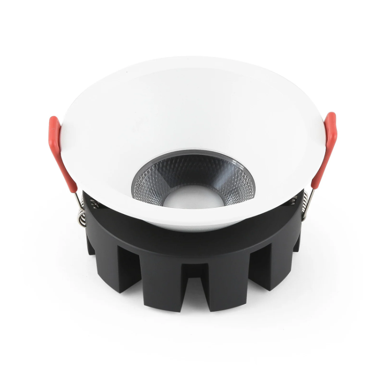 Luminária de embutir LED CCT 8W com chip OSRAM e recorte de Ø 75mm