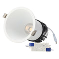 Downlight LED Empotrable 10W 90Lm/W CRI>95 4000ºK Driver Lifud 50.000H Blanco Natural