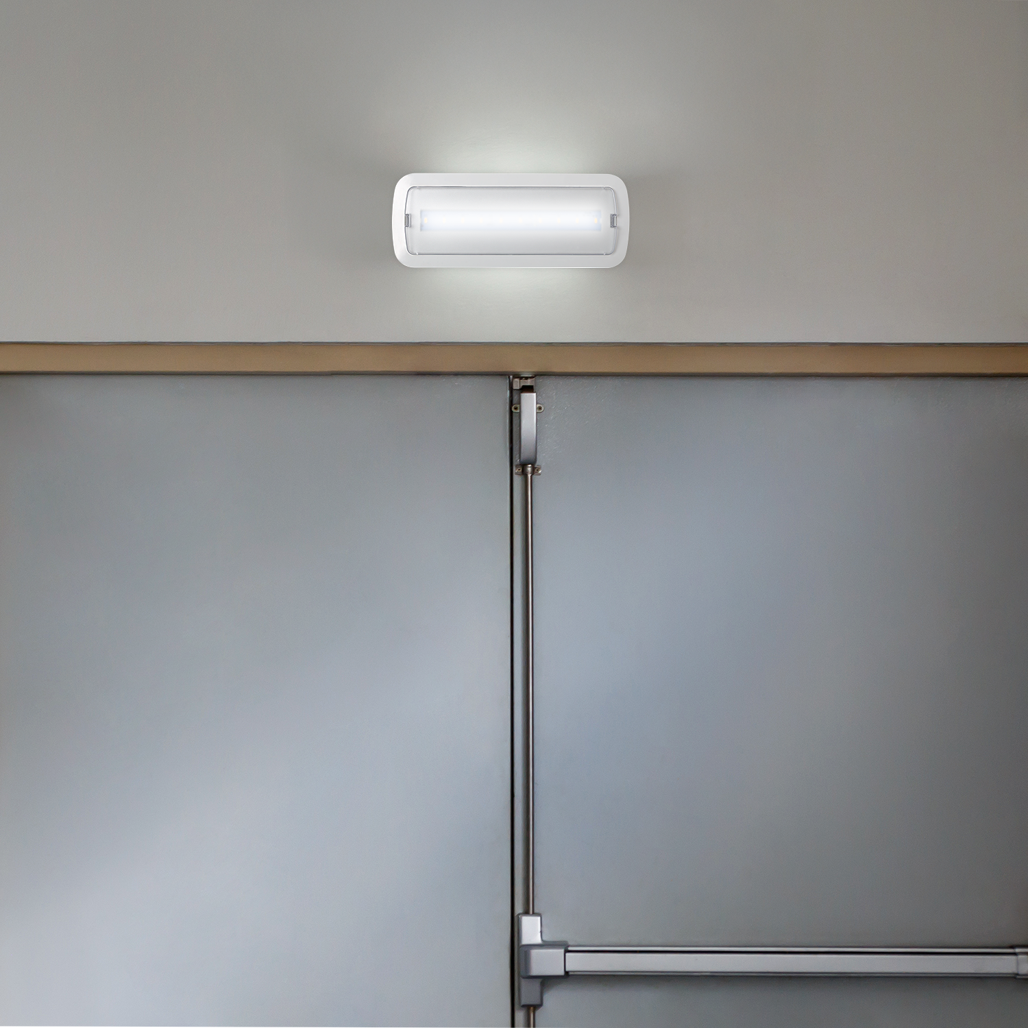 LED embutido de emergência 200LM / Permanente / Não Permanente 5000K [L116MN-B]