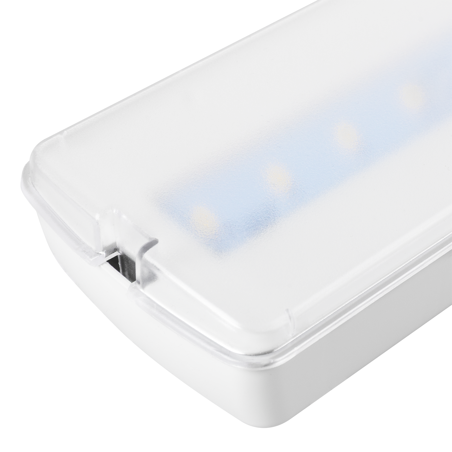LED embutido de emergência 200LM / Permanente / Não Permanente 5000K [L116MN-B]