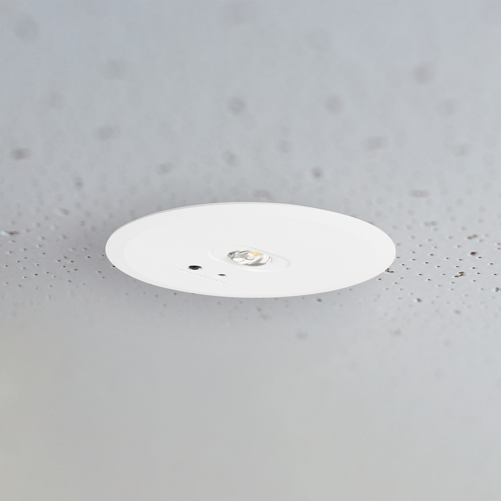 Led embutido de emergência 180LM permanente / não permanente 5000K [L118MN]