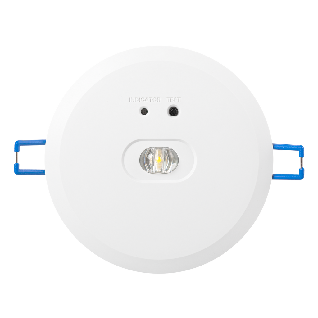 Led embutido de emergência 180LM permanente / não permanente 5000K [L118MN]