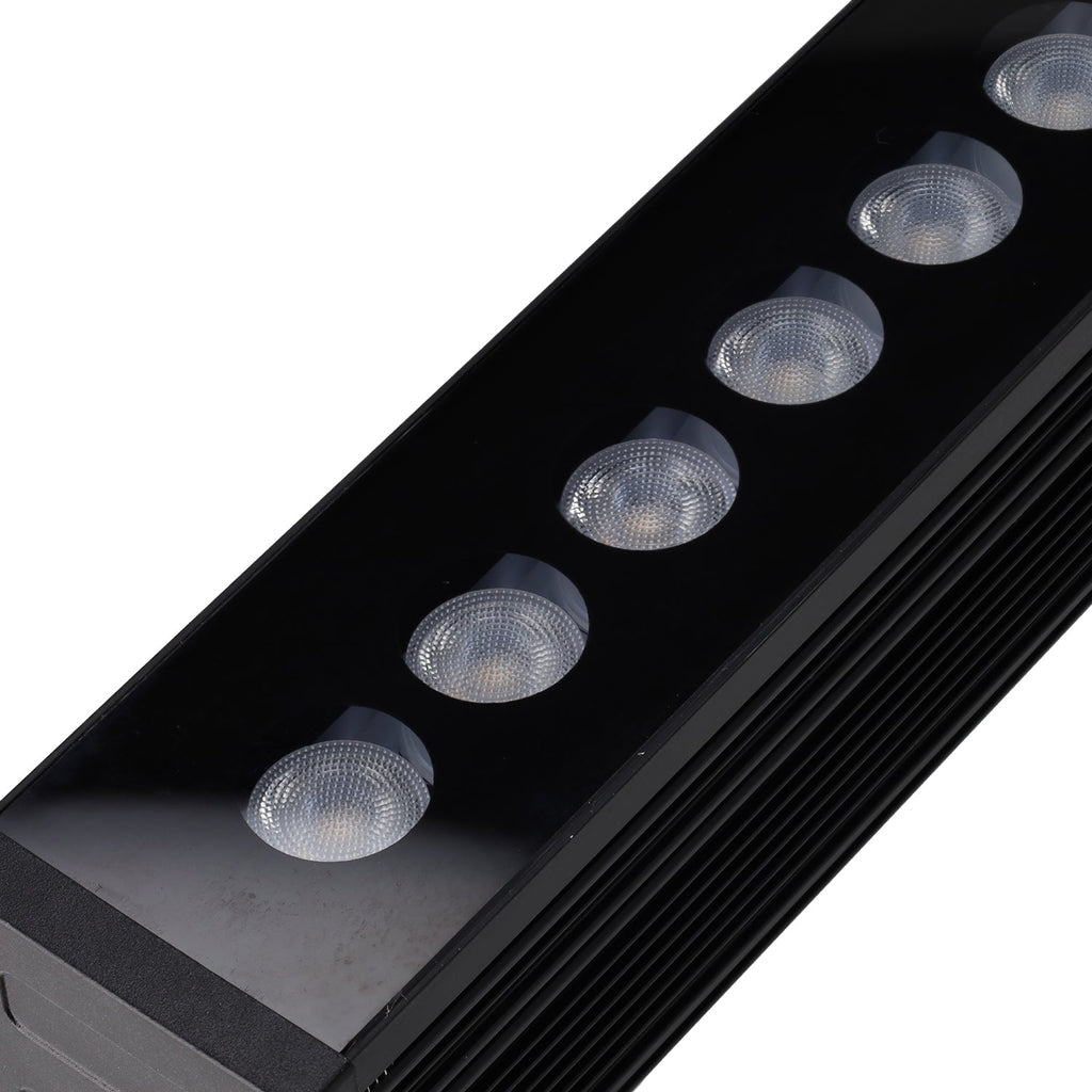Luminária de parede LED RGB/CW de 80 W, 100 lm/W, 30°, com comando à distância, sistema TUYA